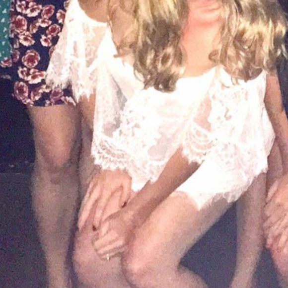 DO+BE | White Lace Off Shoulder Dress - Picture 8 of 8